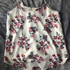 Floral tank top